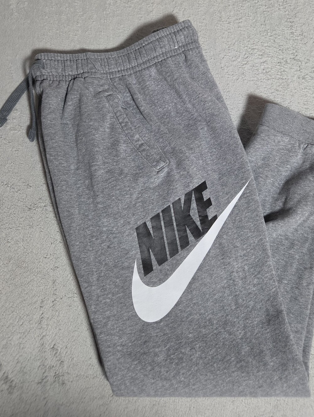 Nike Kids' Grey Logo Sweatpants